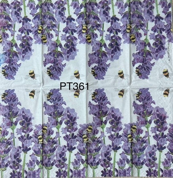 Flowers (PT361) - Lavender and Bees
