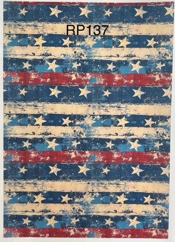 4th of July (RP137) - American Grunge Pattern 3