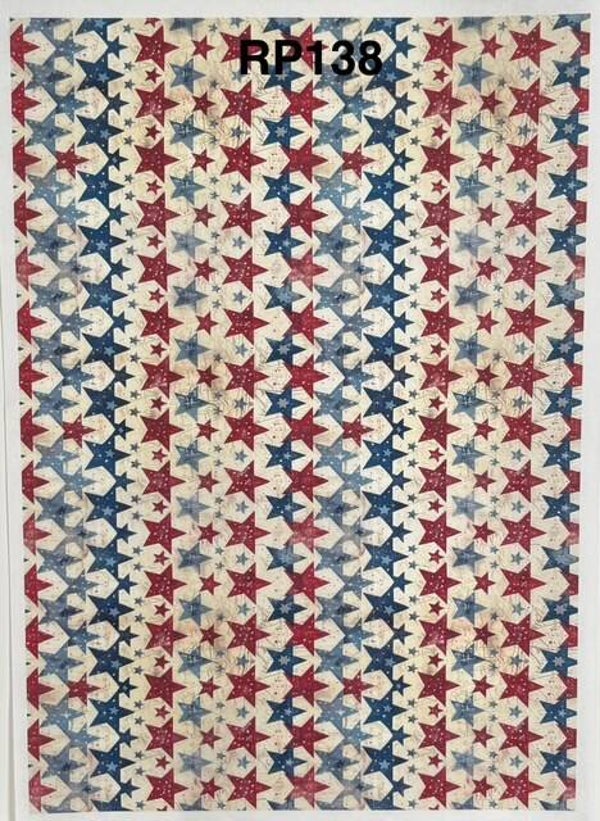 4th of July (RP138) - American Grunge Pattern 2