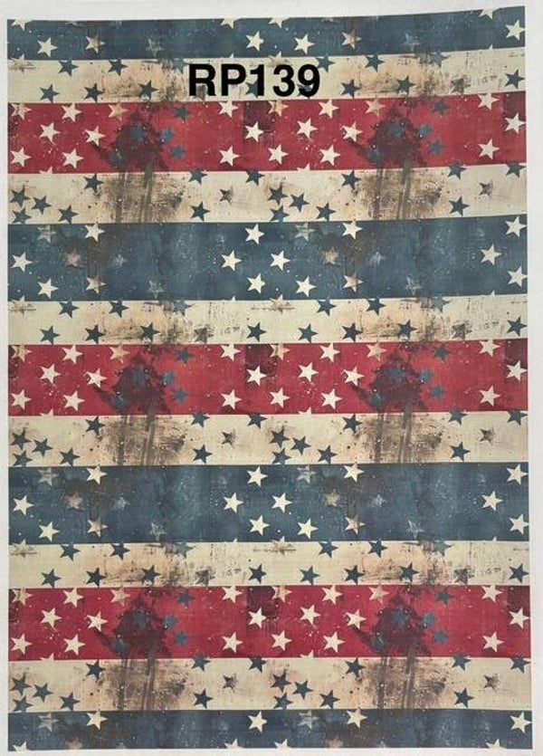 4th of July (RP139) - American Grunge Pattern 1