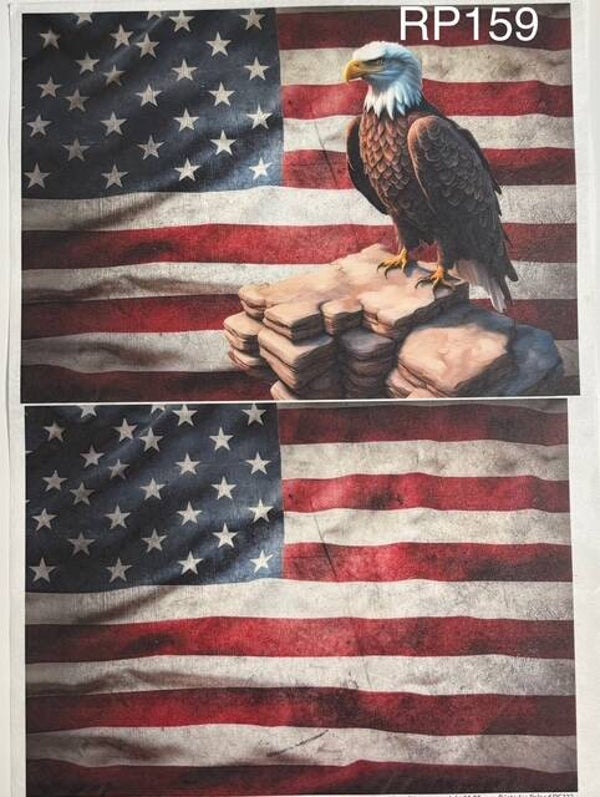4th of July (RP159) - Flag Duo (Eagle)
