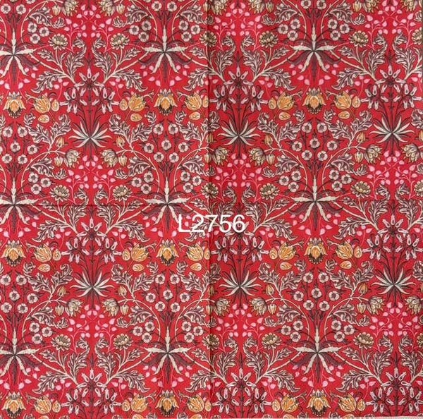 Flowers (L2756) - Red, White and Orange Flowers