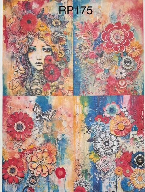 Flowers (RP175) - Colorful Floral