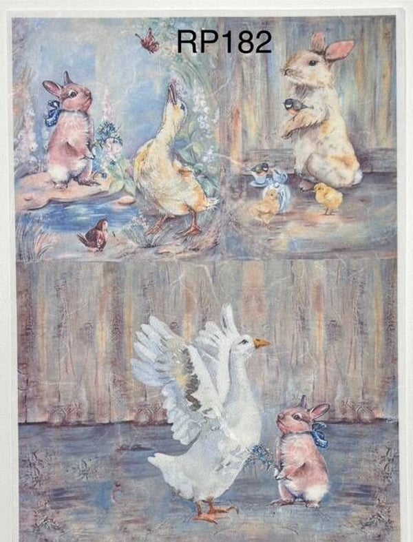 Easter (RP182) - Waterfowls and Rabbits