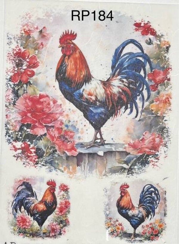 Birds (RP184) - Fancy Rooster