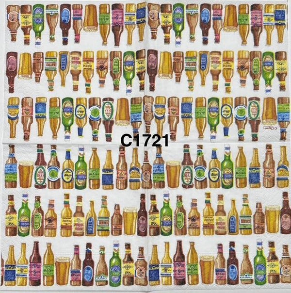 Drinks (C1721) - Shelves of Beer Bottles