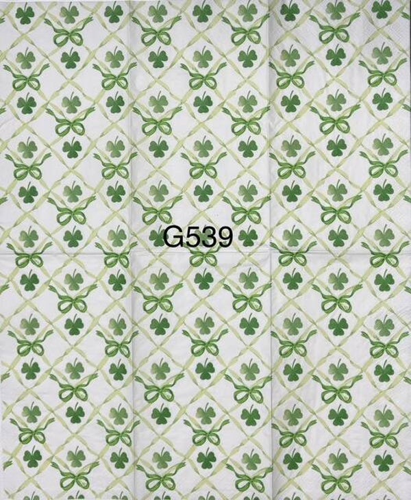 St. Patrick's Day (G539) - Clovers and Ribbons