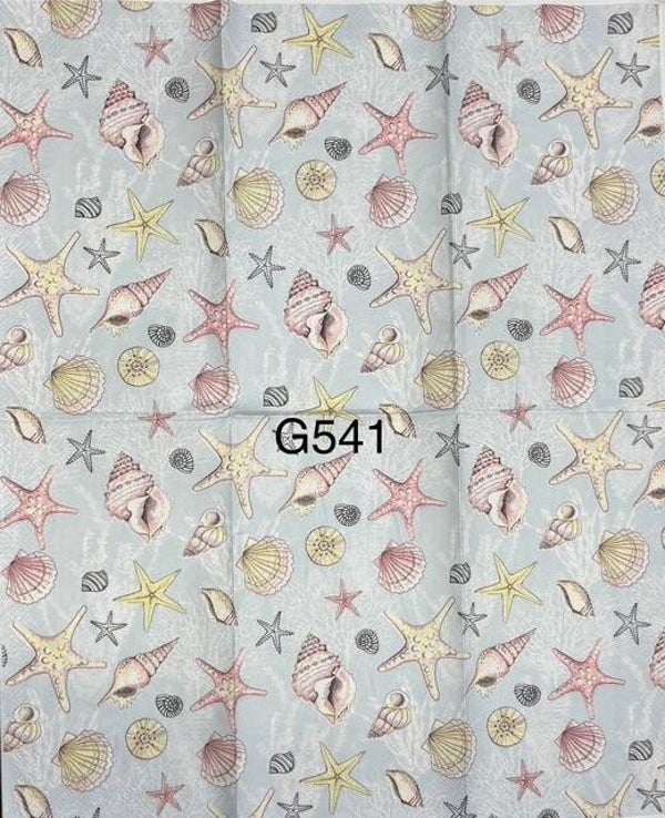 Beach (G541) - Shells and Starfish