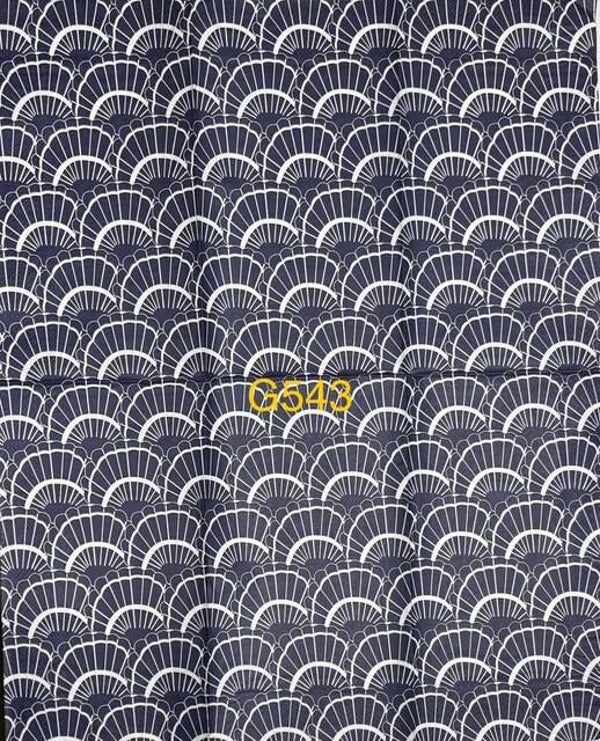 Beach (G543) - Blue and White Shell Wallpaper