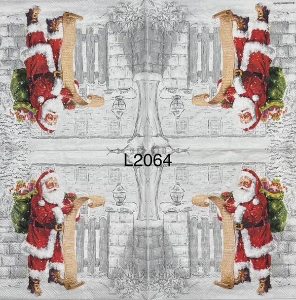 Christmas (L2064) - Santa with Naughty/Nice List