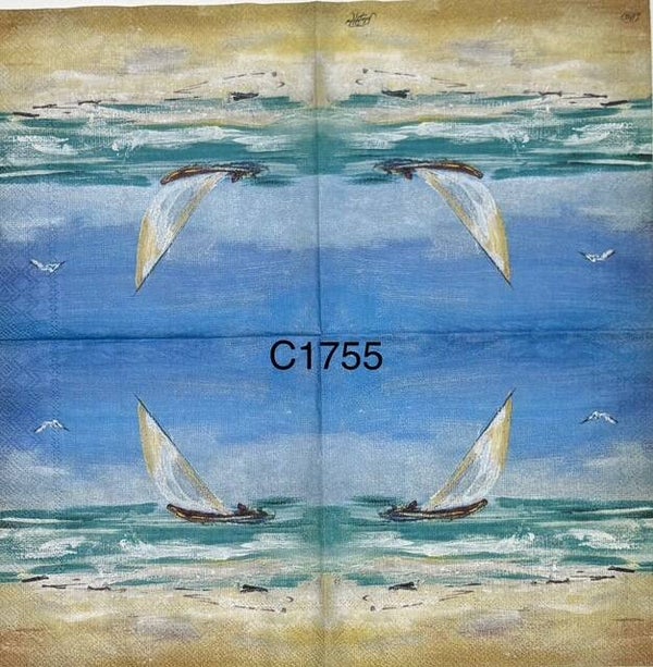 Beach (C1755) - Sailboat