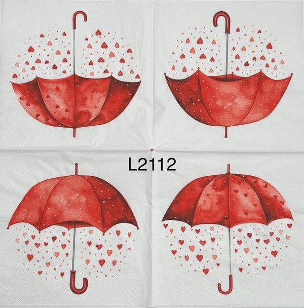 Valentines (L2112) - Umbrella with Hearts