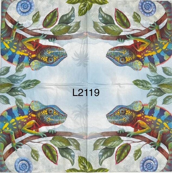 Animals (L2119) - Colorful Chameleon