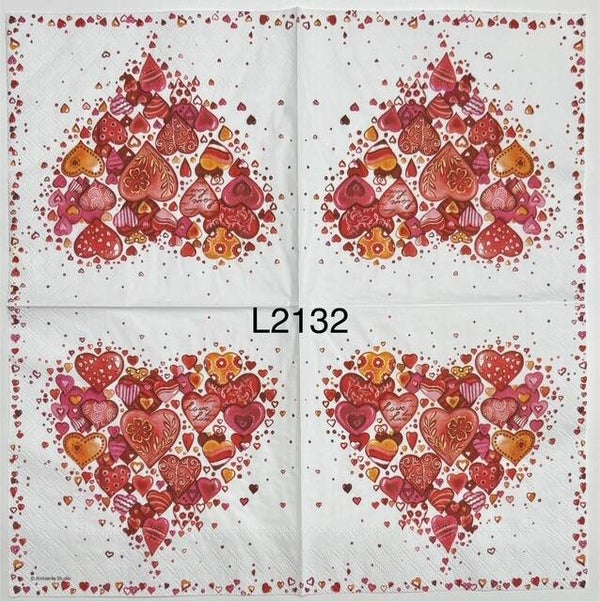 Valentines (L2132) - Heart Made Out Of Hearts