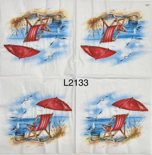Beach (L2133) - Beach Chair and Umbrella