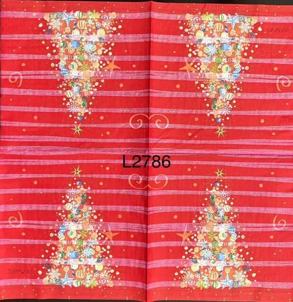 Christmas (L2786) - Christmas Red and Pink Tree