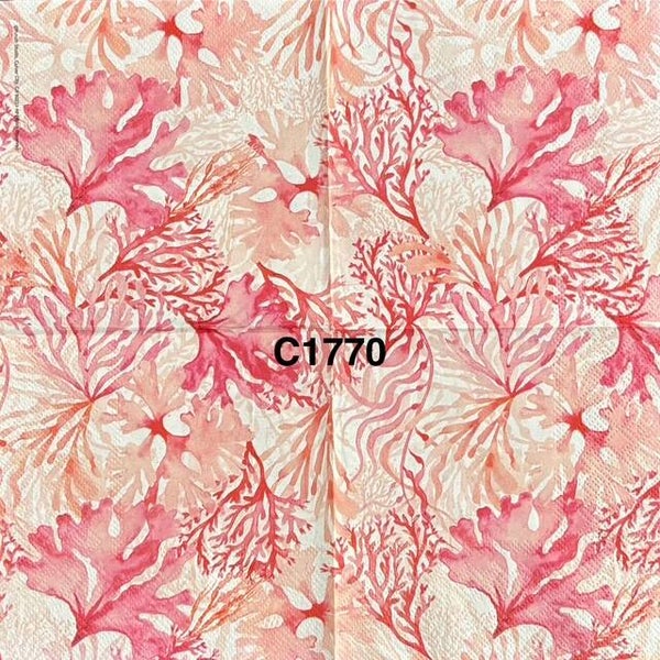 Beach (C1770) - Pink and Orange Coral Reef