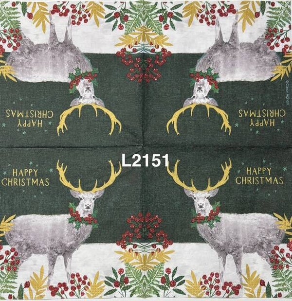 Deer (L2151) - Merry Christmas Buck/Deer