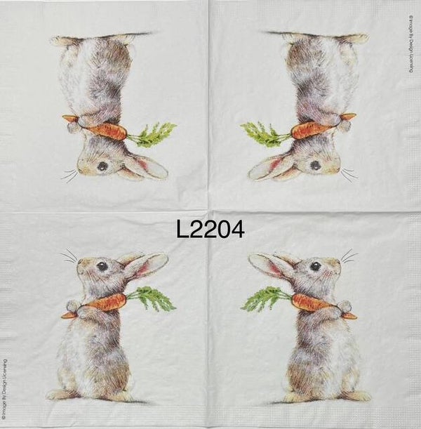 Easter (L2204) - Bunny Holding a Carrot