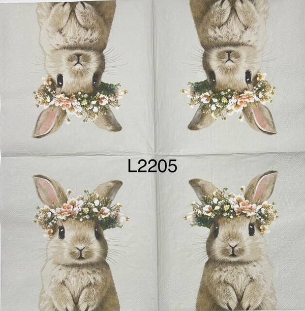 Easter (L2205) - Easter Bunny with Flower Headpiece