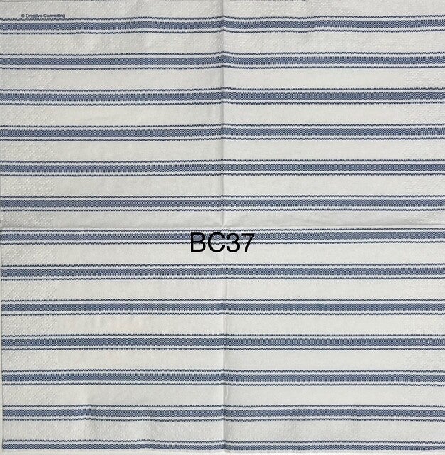 Design (BC37) - Light Denim and White Stripes