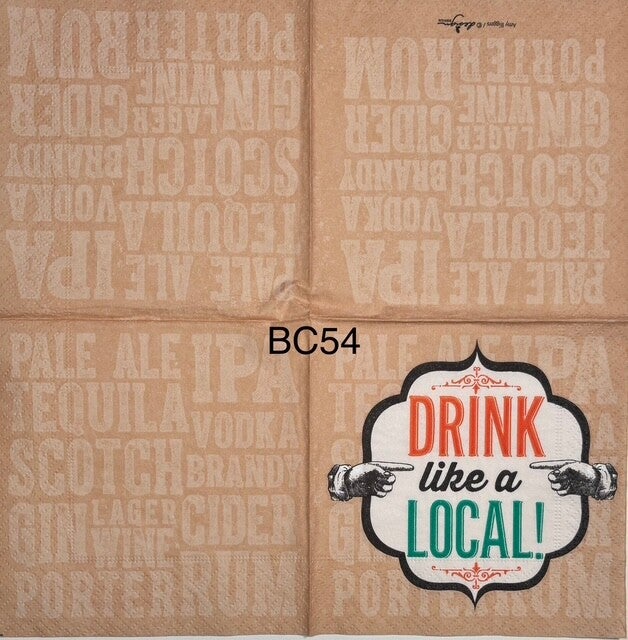 Funny (BC54) - Drink Like a Local