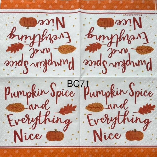 Fall (BC71) - Pumpkin Spice and Everything Nice