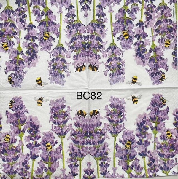 Flowers (BC82) - Lavender and Bees