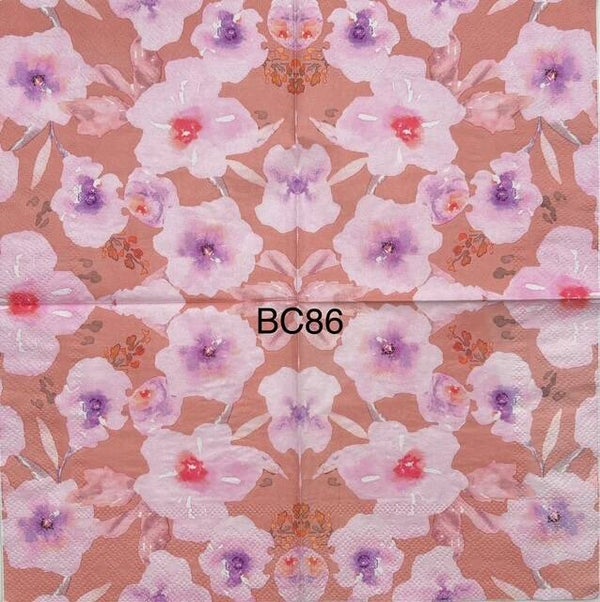 Flowers (BC86) - Pink Flowers