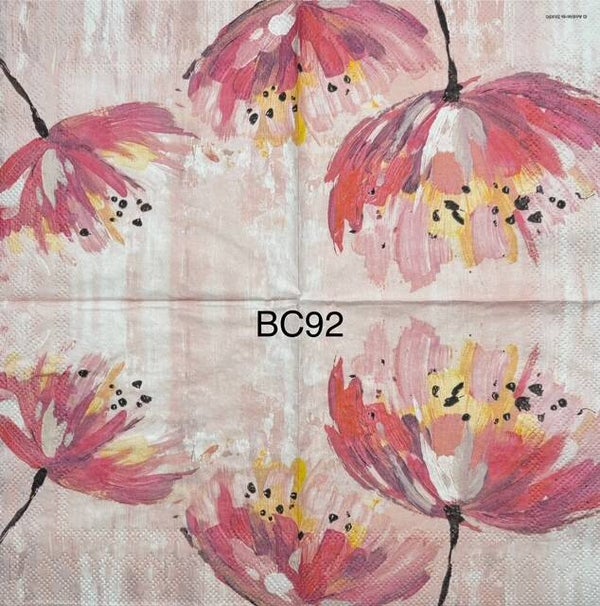 Flowers (BC92) - Pink Flowers