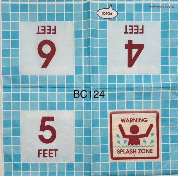 Beach (BC124) - Warning Splash Zone