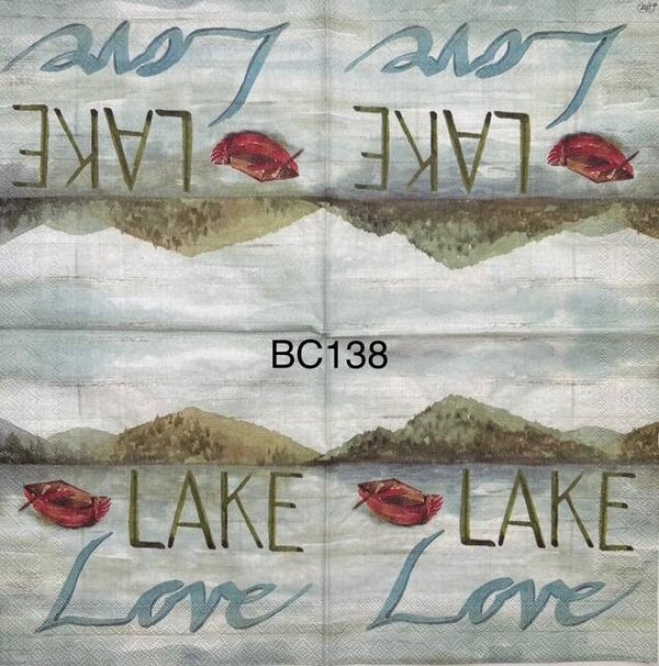 Camping (BC138) - Lake Love, Boat in Lake
