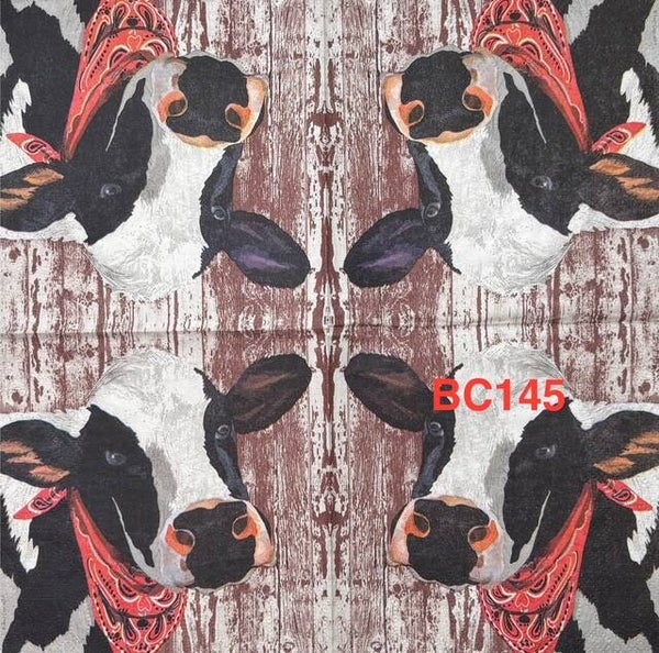 Cows (BC145) - Cow with Red Bandana