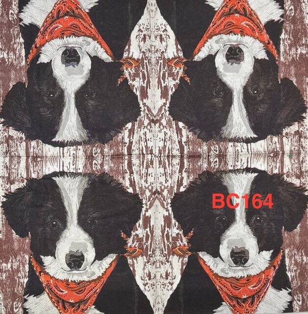 Dogs (BC164) - Dog with Red Bandana
