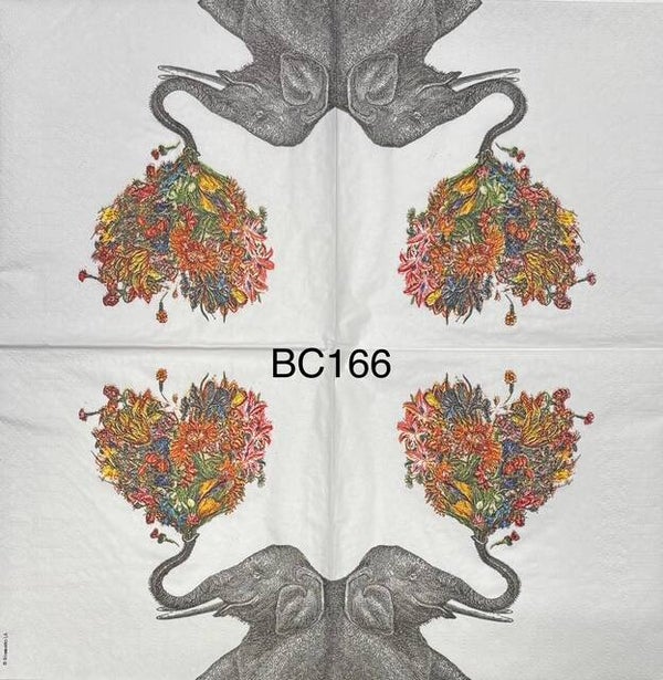 Animals (BC166) - Elephant with Heart