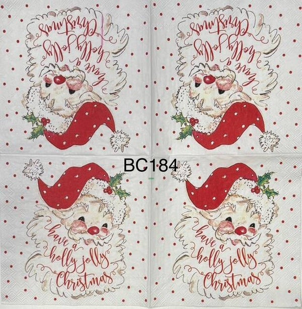 Christmas (BC184) - Have a Holly Jolly Christmas (Santa)