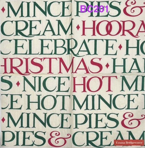 Christmas (BC201) - Christmas Words Wallpaper
