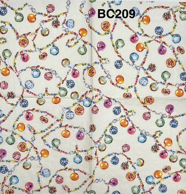Christmas (BC209) - Ornaments Garland