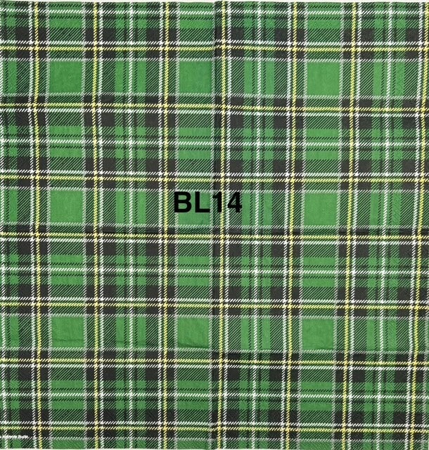 Design (BL14) - Green and Black Check