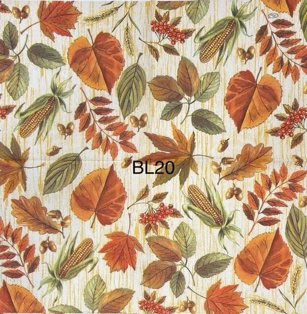 Fall (BL20) - Fall Leaves and Corn