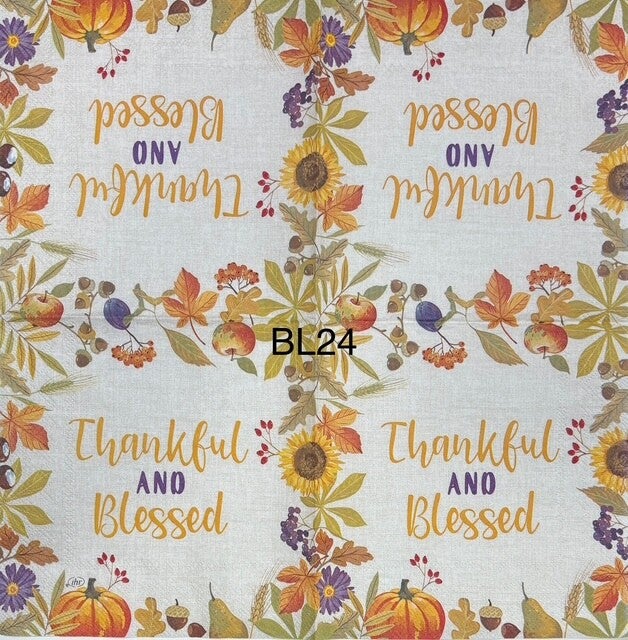 Fall (BL24) - Thankful and Blessed