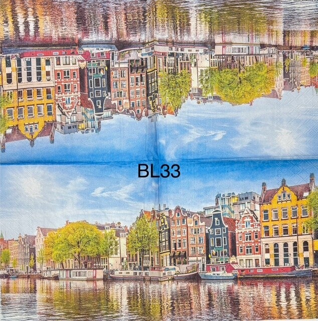 Scene (BL33) - Boats on Water