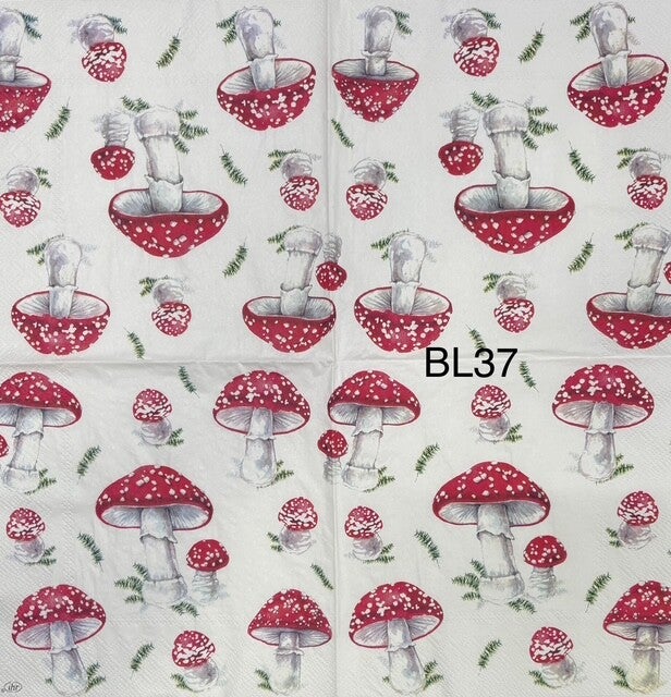 Vegetables (BL37) - Mushrooms with Red Tops