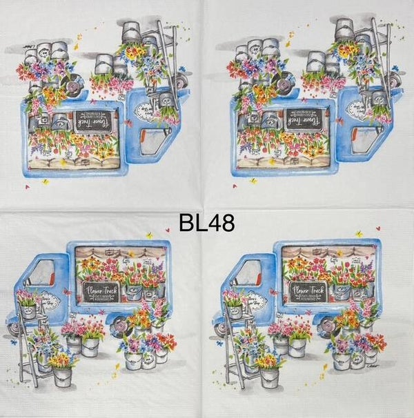 Flowers (BL48) - Flower Truck and Stand