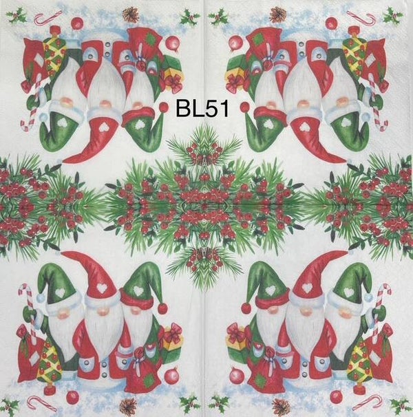 Gnomes (BL51) - Three Christmas Gnomes