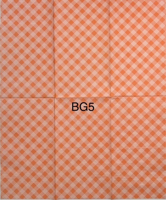 Design (BG5) - Light and Dark Orange Check