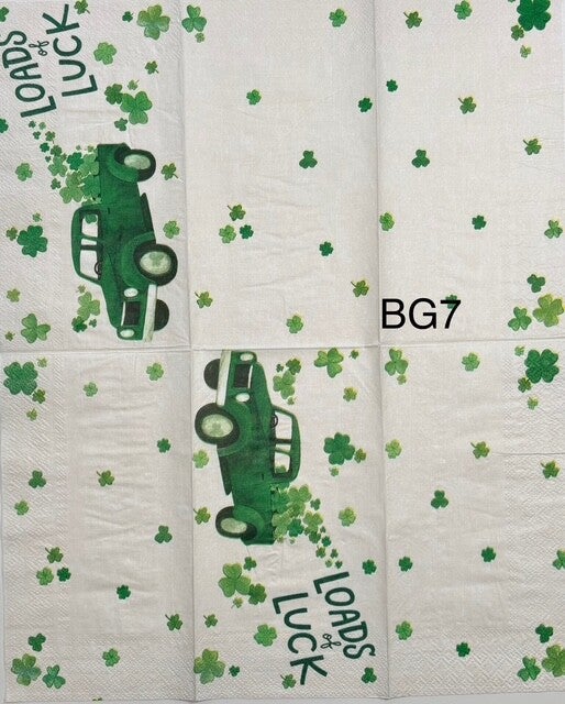 St. Patrick's Day (BG7) - Load of Luck Green Truck