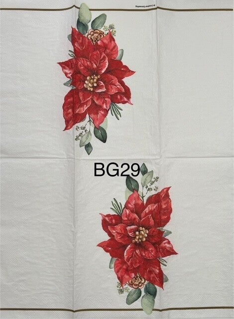 Christmas (BG29) - Poinsetta
