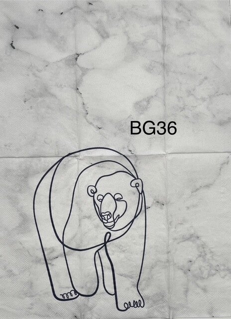 Animals (BG36) - Bear Outline