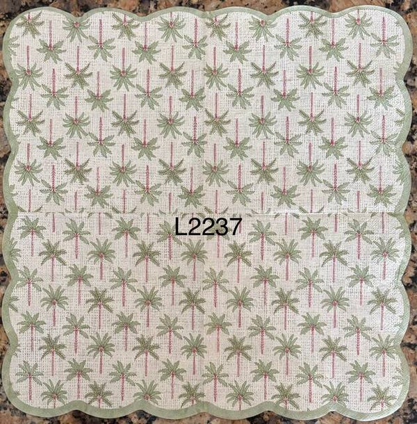 Beach (L2237) - Palm Tree Wallpaper